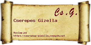 Cserepes Gizella névjegykártya